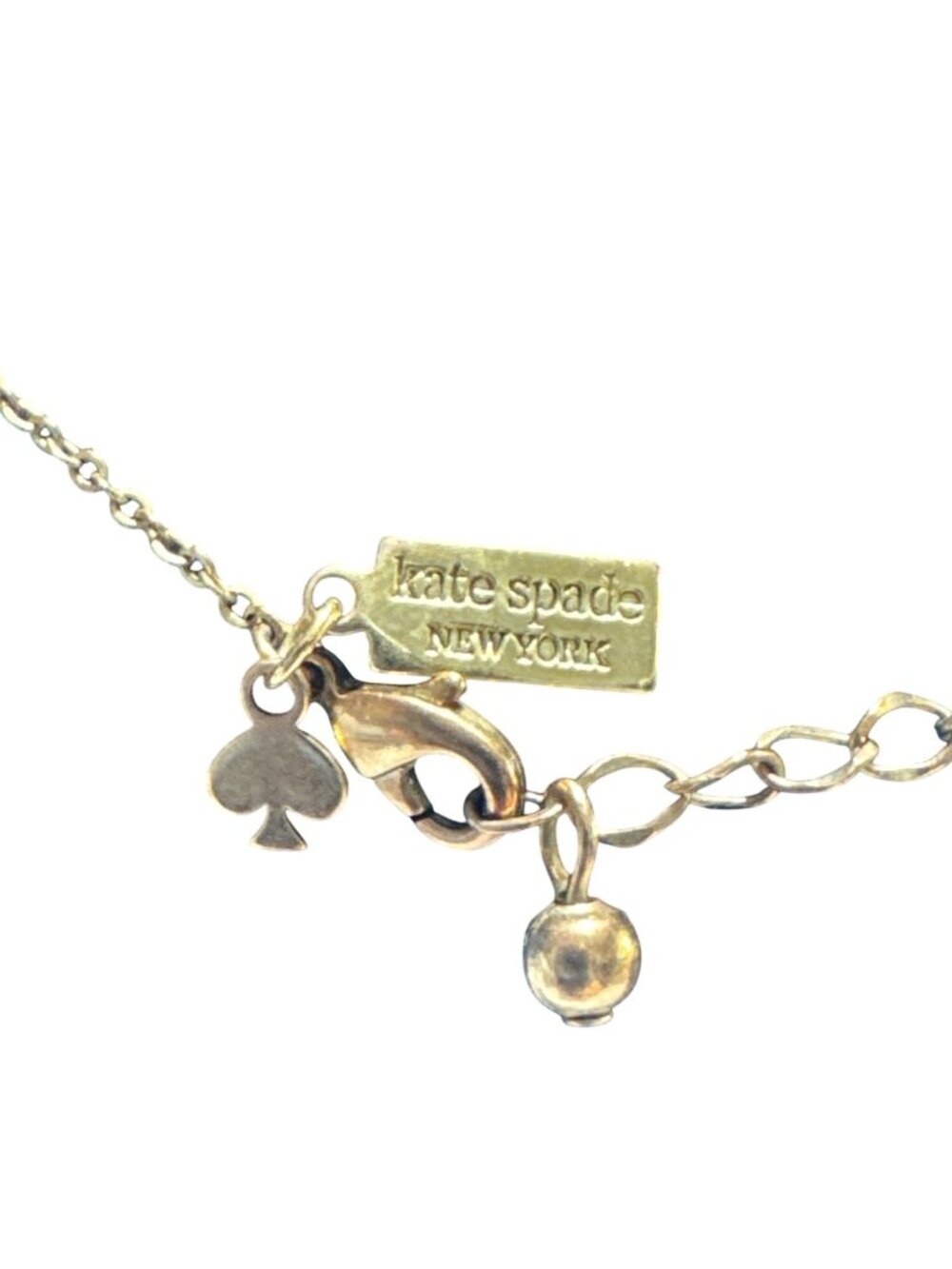 Kate Spade New York Mom Knows Best Giraffe Pendant Necklace 16.75 in Adjustable - Picture 3 of 6